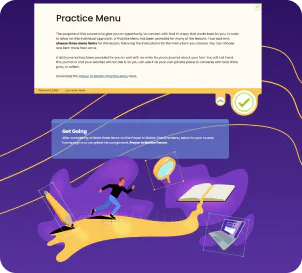 Practice Menu lesson