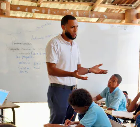 Students learning